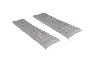 2 coussins pour chaise longue - 180 x 52 x 8 cm