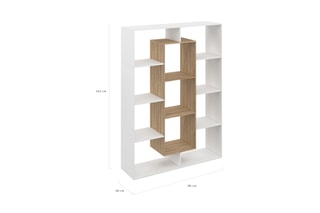 Etagère bibliothèque Paulette - 104 x 30 x 143 cm