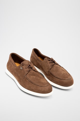 Derbys en cuir - Marron