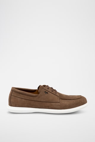 Derbys en cuir - Marron