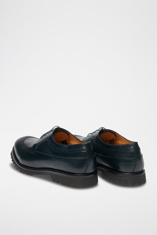 Derbys en cuir - Bleu marine