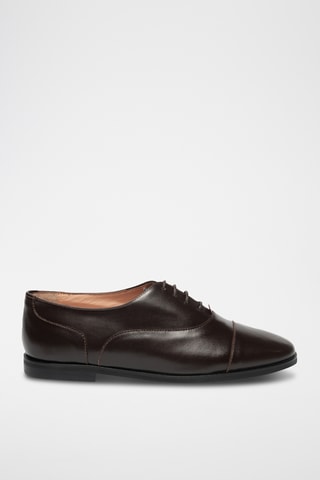 Derbys en cuir verni - Marron
