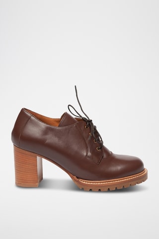 Derbys en cuir - Marron