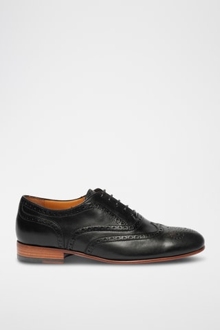 Richelieus en cuir - Noir