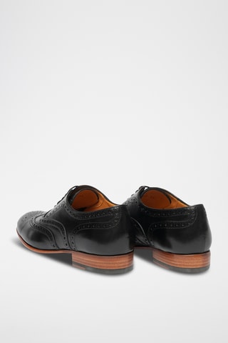 Richelieus en cuir - Noir