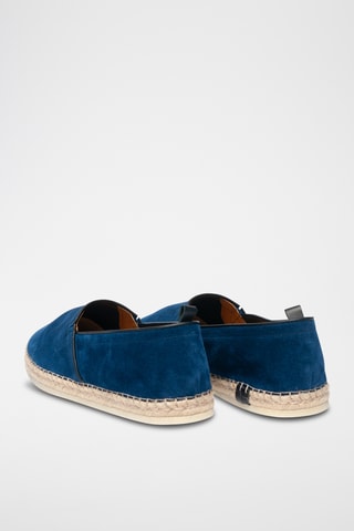 Espadrilles en nubuck - Bleu