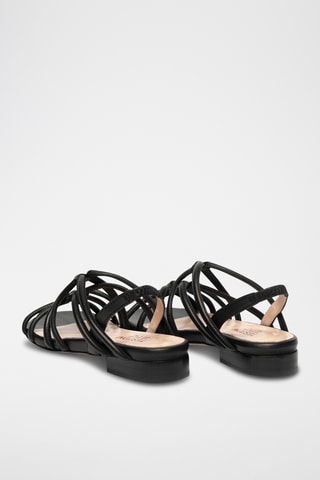 Sandales en cuir - Noir