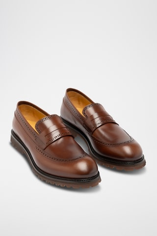 Mocassins en cuir - Marron