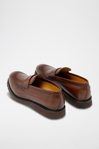 Mocassins en cuir - Marron