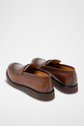 Mocassins en cuir - Marron
