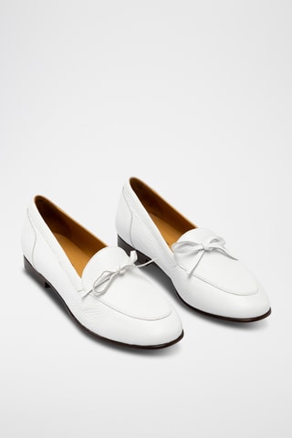 Mocassins en cuir - Blanc