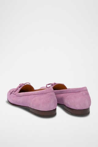 Mocassins en nubuck - Rose