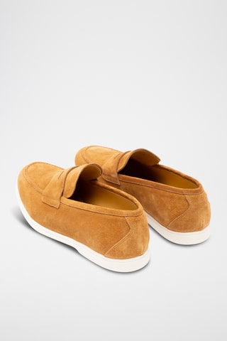 Mocassins en nubuck - Marron