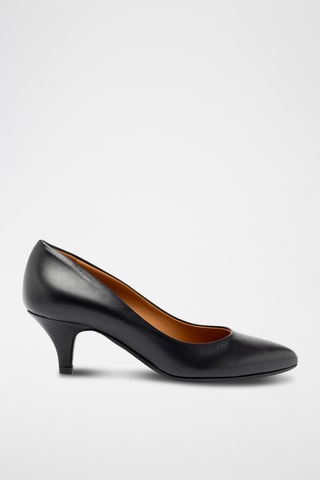 Escarpins en cuir d'agneau - Bleu marine