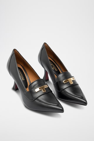 Escarpins en cuir - Noir