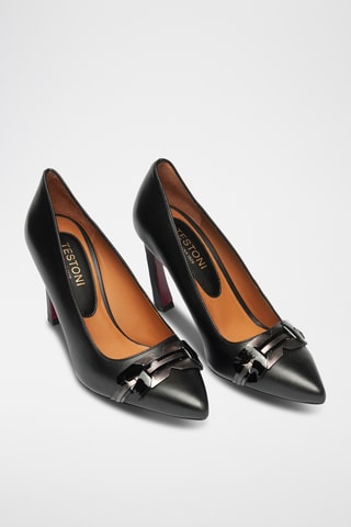 Escarpins en cuir - Noir