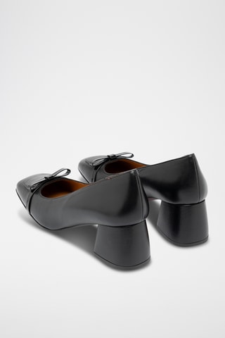Escarpins en cuir - Noir