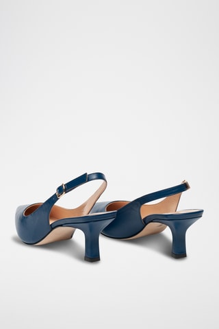 Escarpins en cuir - Bleu