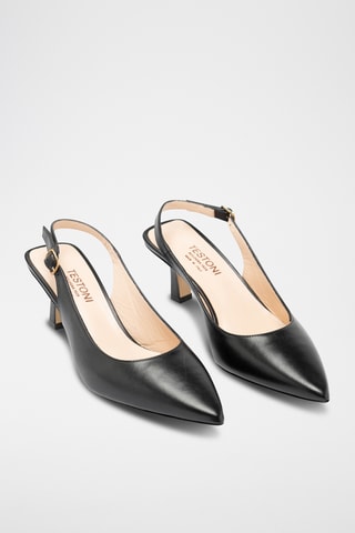 Escarpins en cuir - Noir