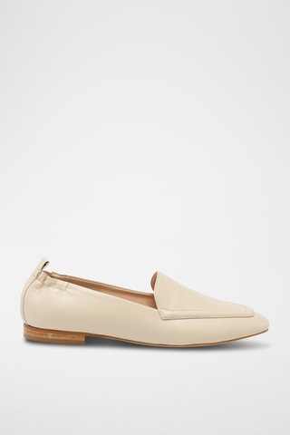 Mocassins en cuir - Beige