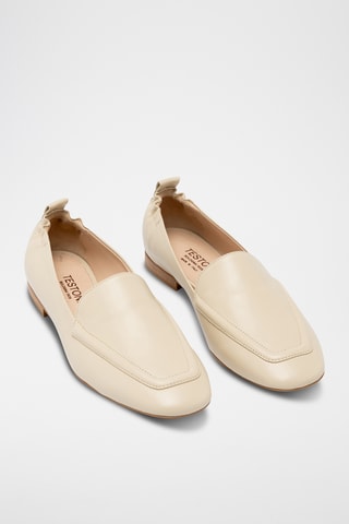 Mocassins en cuir - Beige