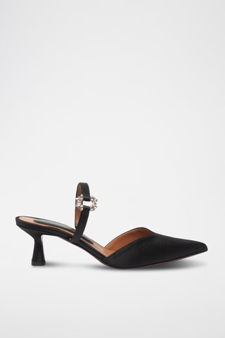 Mules à talons - Noir