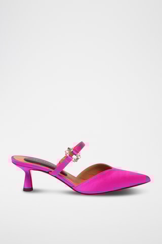 Mules à talons - Rose