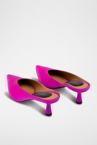 Mules à talons - Rose