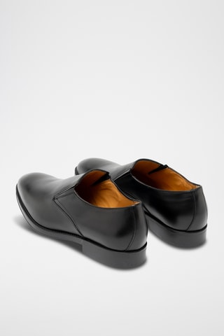 Slip-on en cuir - Noir