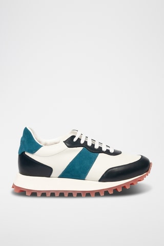 Sneakers en cuir  - Blanc