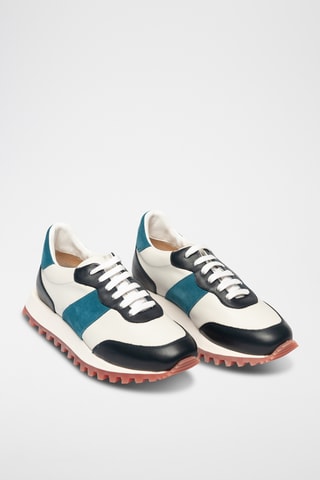 Sneakers en cuir  - Blanc