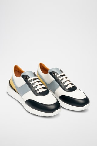 Sneakers en cuir - Blanc