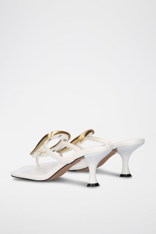 Mules à talons Sissy - Blanc