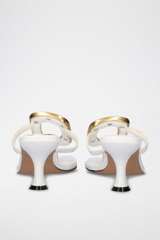 Mules à talons Sissy - Blanc