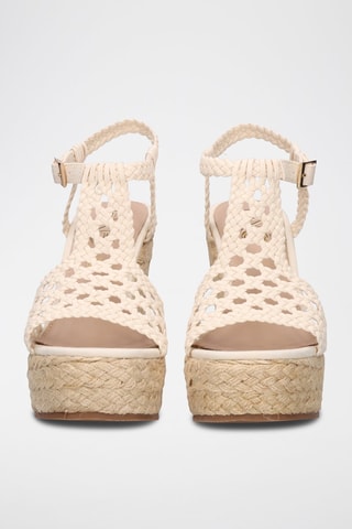 Sandales compensées Naomi - Beige