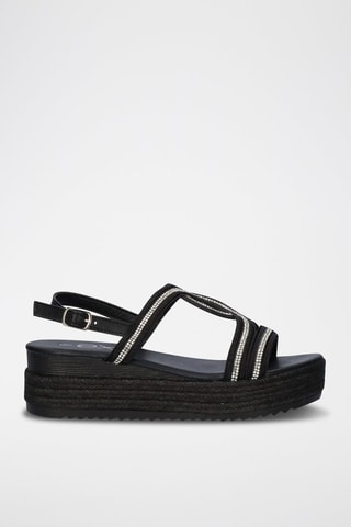 Sandales plateformes - Noir