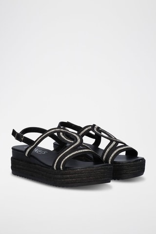 Sandales plateformes - Noir