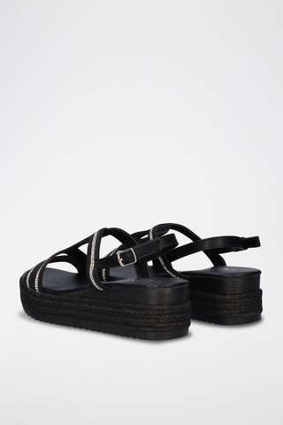 Sandales plateformes - Noir