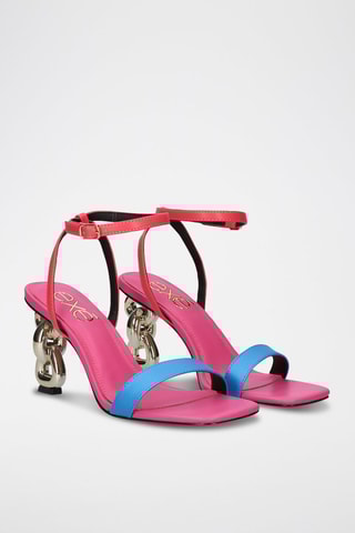 Sandales à talons Dolly - Fuchsia