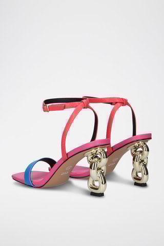 Sandales à talons Dolly - Fuchsia