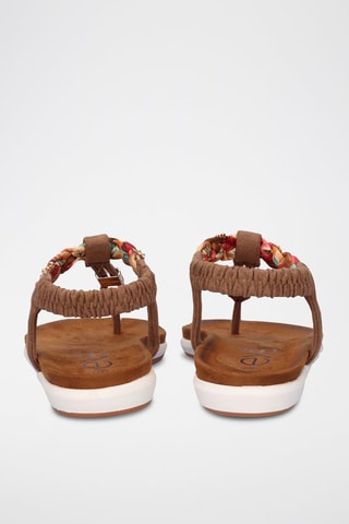 Sandales - Marron et orange