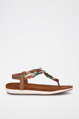 Sandales - Marron et rose