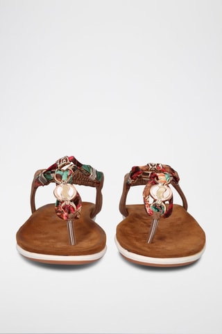 Sandales - Marron et rose