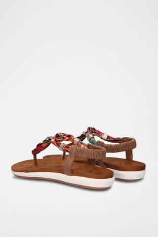 Sandales - Marron et rose