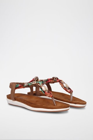 Sandales - Marron et rose