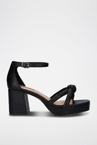 Sandales à talons - Noir