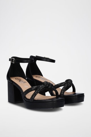 Sandales à talons - Noir