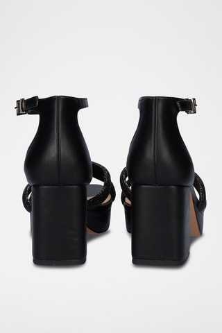 Sandales à talons - Noir