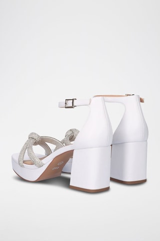 Sandales à talons - Blanc