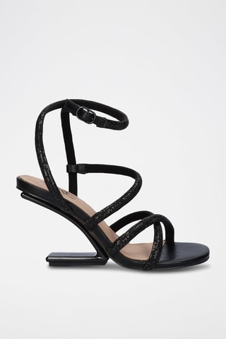 Sandales à talons - Noir